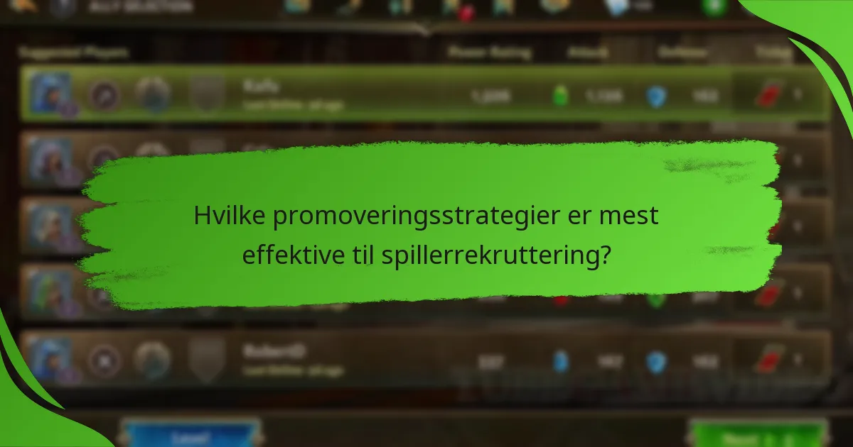 Hvilke promoveringsstrategier er mest effektive til spillerrekruttering?